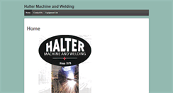 Desktop Screenshot of haltermachine.com